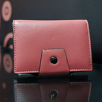 個性化名片夾馬卡龍色-MP-013-櫻花紅